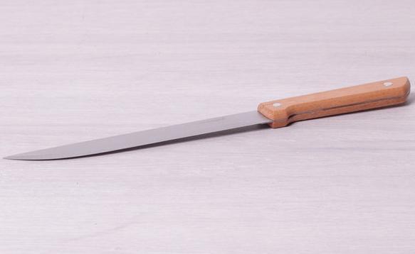 Ніж кухонний Kamille Wood м'ясної 20см hotdeal hotdeal hotdeal hotdeal з дерев'яною ручкою
