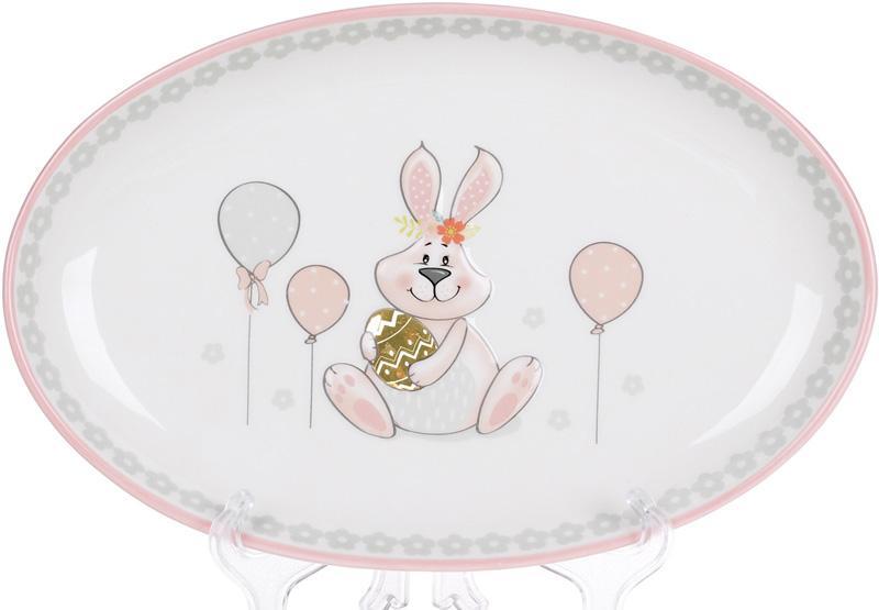 Блюдо керамічне "Веселий кролик" овальне 29х18.5см hotdeal hotdeal hotdeal hotdeal