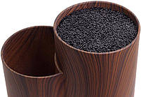 Колода для ножів Kamille Brash Stand Wood 22.5см hotdeal hotdeal hotdeal hotdeal пластикова подвійна, фото 3