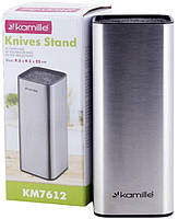 Колода-підставка для ножів Kamille Kumamoto 9.5x9.5x22см hotdeal hotdeal hotdeal hotdeal , нержавіюча сталь з наповнювачем, фото 6
