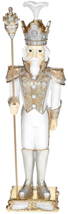 Фігура декоративна "Лускунчик" White&Gold 19х15.4х66.5см
