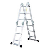 Драбина шарнірна Кентавр 4×4 м (1,17 м), фото 2