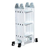 Драбина шарнірна Кентавр 4×4 м (1,17 м), фото 4