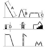 Драбина шарнірна Кентавр 4×4 м (1,17 м), фото 5