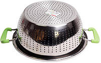 Друшляк Kamille Wiltze Ø26см hotdeal hotdeal hotdeal hotdeal з силіконовими ручками, фото 4