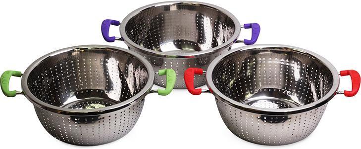 Друшляк Kamille Wiltze Ø26см hotdeal hotdeal hotdeal hotdeal з силіконовими ручками