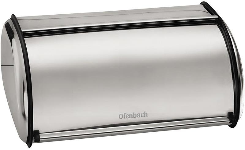 Хлібниця Ofenbach Breadbox 43.5х27х18см, нержавіюча сталь, срібло