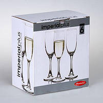 Набір 6 фужерів для шампанського Imperial Plus 155мл hotdealhotdeal hotdeal hotdeal hotdeal hotdeal, фото 3
