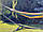 Одномісний гамак з планкою SUMMER Веселка XL 200х100 WCG, фото 4
