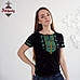 Жіноча вишита футболка Гуцульська бірюзова, фото 2