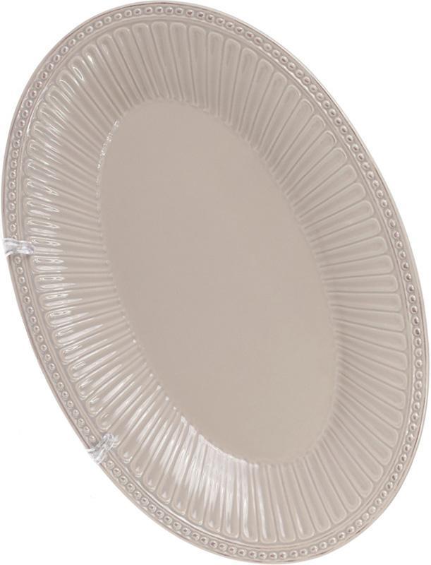 Блюдо керамічне Stone Flower овальне 33.8х22.5х4.1см hotdeal hotdeal hotdeal hotdeal бежеве
