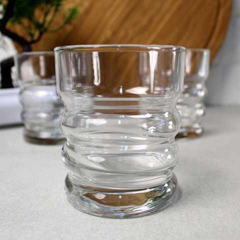 Набір низьких склянок Uniglass Twist олд фешн 3 шт 240 мл (93805-SL3B10)