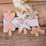 Міні-прищіпки пудрові мікс.