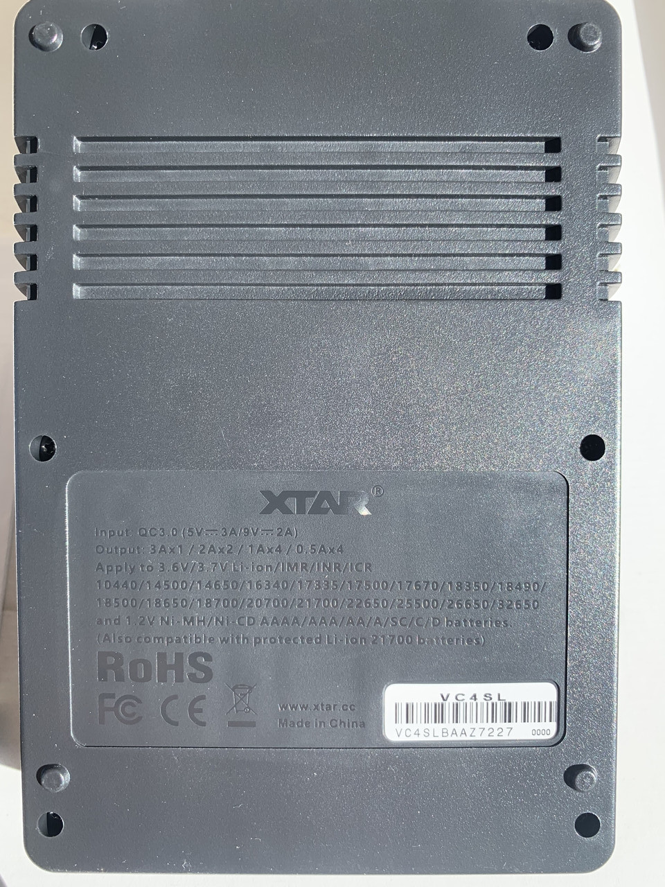 Зарядное устройство XTAR VC4SL - фото 3 - id-p1074163629