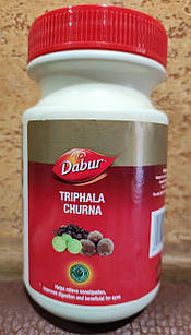 Трифала панчіха Дабур 120 г Triphala churna Dabur Потужний стійкий вплив на організм Порош 120