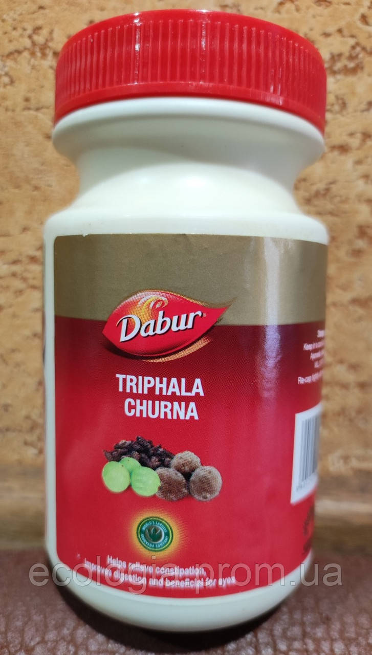 Трифала Чурна Дабур 120 гр (03.25) Triphala churna Dabur Потужний і стійкий вплив на організм