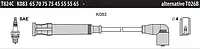Провода зажигания Tesla T824C Alfa Romeo 155 1.7, 1.8S, 2.0
