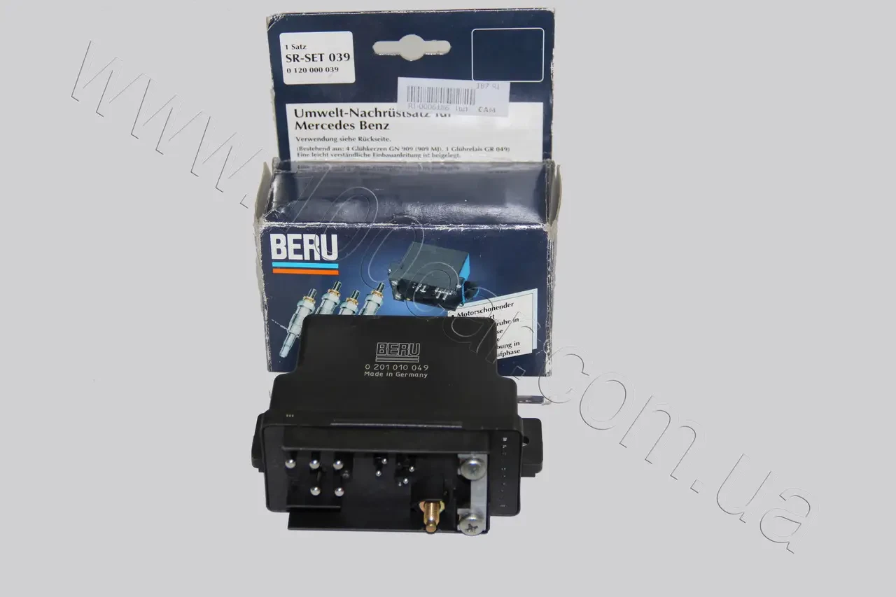 Система прискореного пуску BERU SR-SET 039 0120000039 для Mercedes: W123D, W124D, W126D, W 201D до січня 1989 року G460/461 D