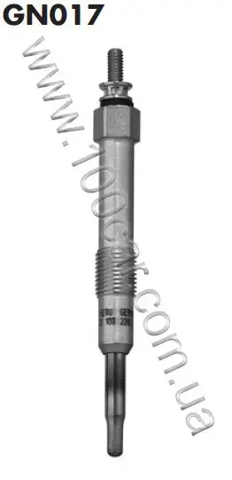 Штифтова свічка розжарення Beru GN017 0100226372 (Загальна довжина [мм]: 95, Монтажна глибина [мм]: 25, Розмір різьби: M10x1,0,, фото 1