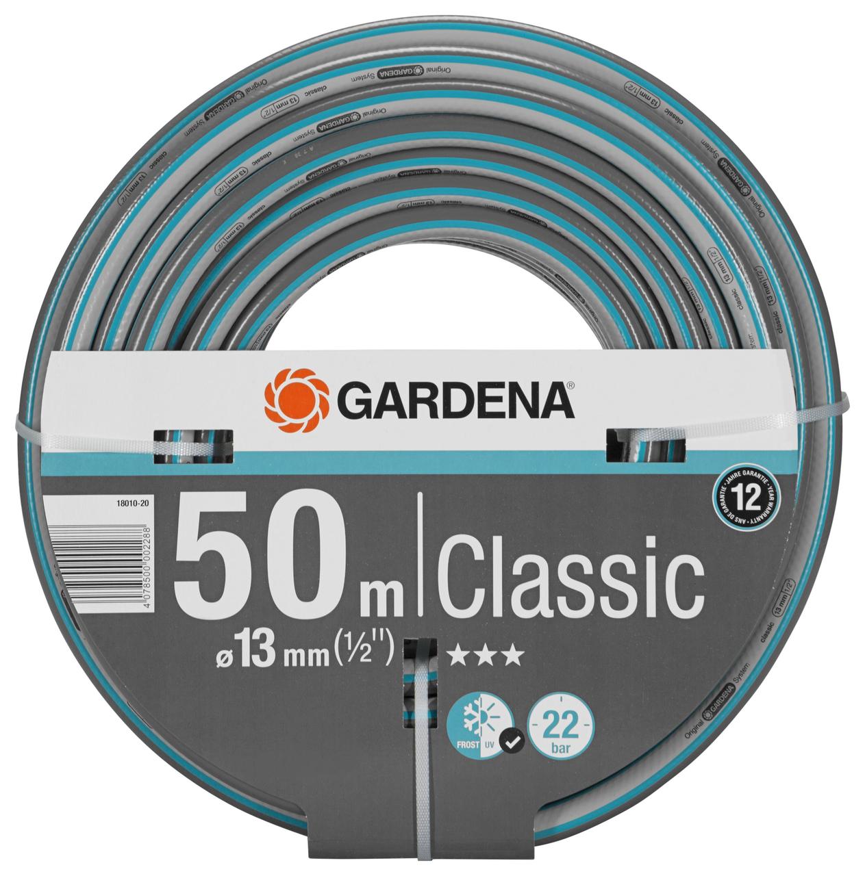 Шланг поливальний Gardena Classic 13 мм х 50м 18010-20.000.00