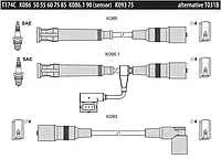 Провода зажигания Tesla T174C BMW 320i (E30) 2.0, 325i (E30) 2.5