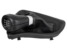 BMW 5 E60 / E61 02-10 ручка перемикання передач чорний колір 6 ступка + чохол, арт. DA-21121