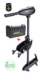 Човеновий електродвигун Fisher 36+ гелевий акумулятор 100 Ah