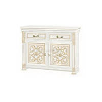 Комод Гранда дводверний ДСП горіх Караваджо 137 см (Скай ТМ)