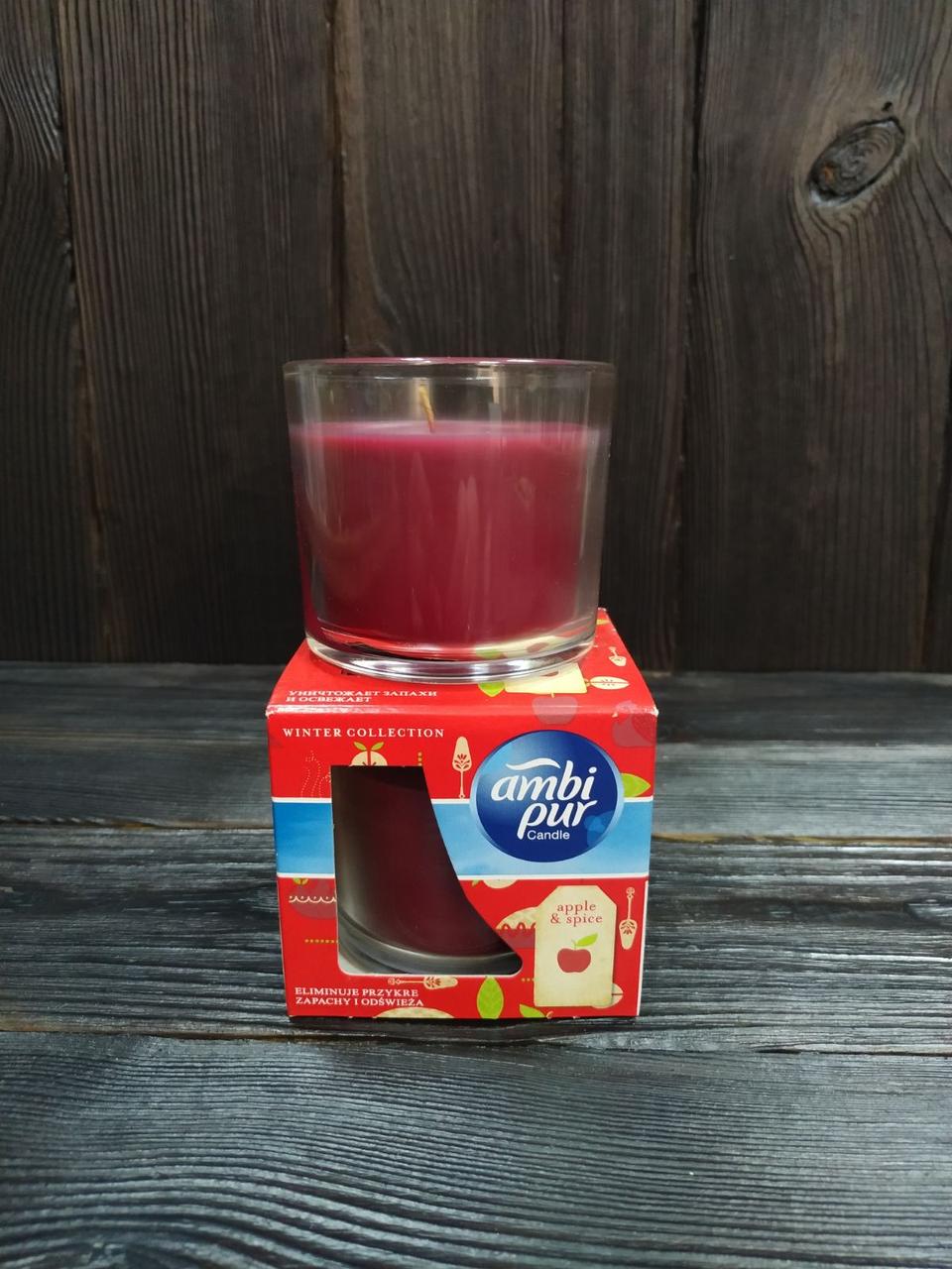 Ambi Pur ароматическая свеча "Пряное яблоко"