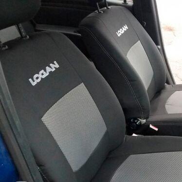 Чохли на сидіння для Dacia Logan 2016- 1/3 (без підлокітника)