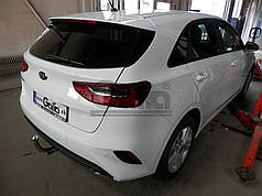 Фаркоп Kia Ceed CD хетчбек 2018- (Кіа Сід) оцинкований, без підрізання бампера