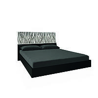 Ліжко підйомне Миро-Марк Terra 160х200 см Білий Глянець/Чорний Мат