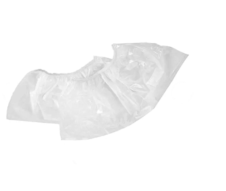 Бахіли одноразові Білі 3г поліетилен 100шт, фото 1