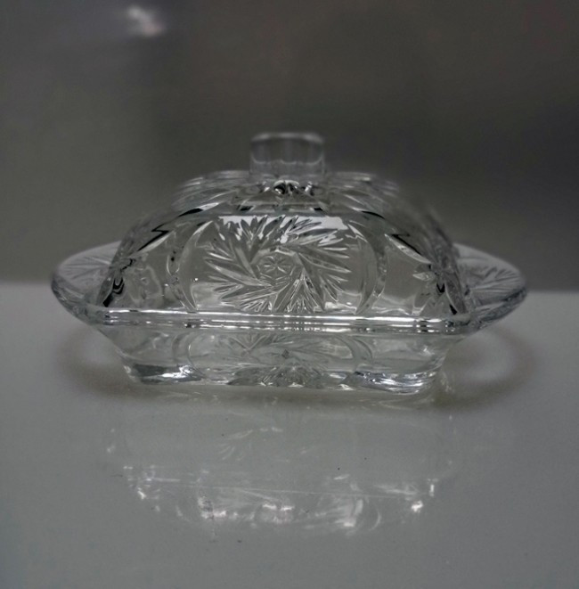 Маслянка з кришкою під кришталь "Спін" Helios (6335) HD, фото 1