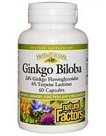 Natural Factors Ginkgo Biloba 60 Caps