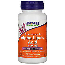 NOW Foods Alpha Lipoic Acid 600 mg 60 VCaps
