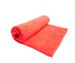 Мікрофібра універсальна Premium Red Microfiber для кузова та салону авто 40х40 см, Booski Car Care