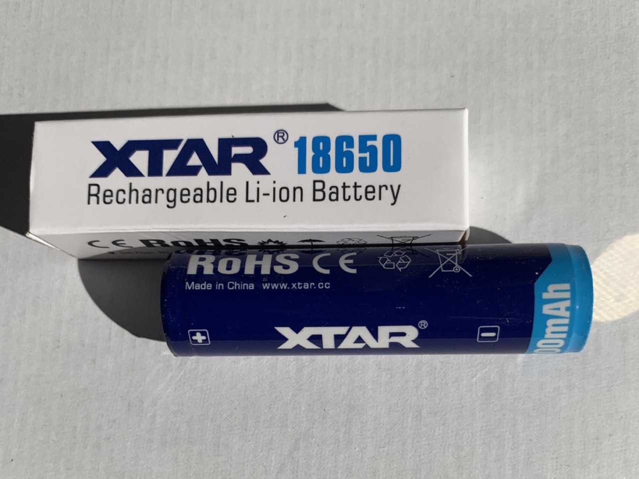 Акумулятор 18650 XTAR 3300mAh 10A (захищений)