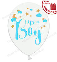 Воздушные шарики "It's a boy" 5 шт., d - 30 см