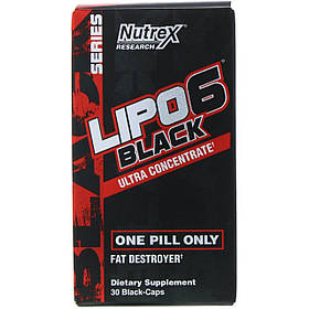Жироспалювач, Nutrex Lipo-6 Black Ultra Concentrate (30caps)