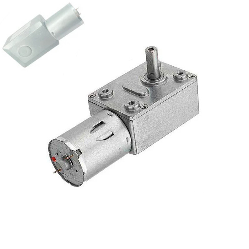 Мотор редуктор 12В черв'ячний 20об/хв, фото 1