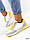 Кросівки жіночі Kiri білий + жовтий + сірий 5433, фото 4