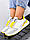 Кросівки жіночі Kiri білий + жовтий + сірий 5433, фото 7