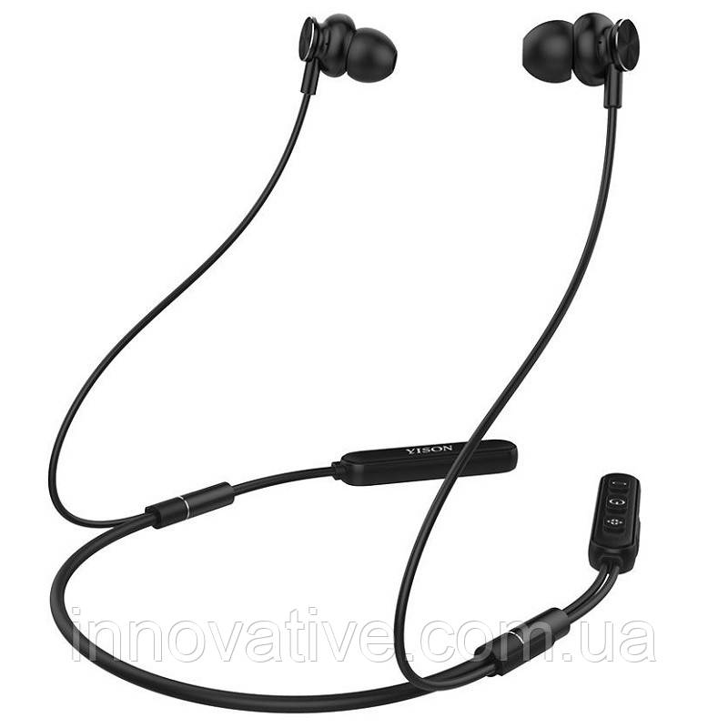 Бездротові Bluetooth навушники Yison E3 з шийним ободом (Чорний)