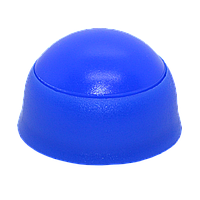 Заглушка двоскладова на болт/гайку М8, М10, М12 (D35) для дитячих майданчиків - Синя