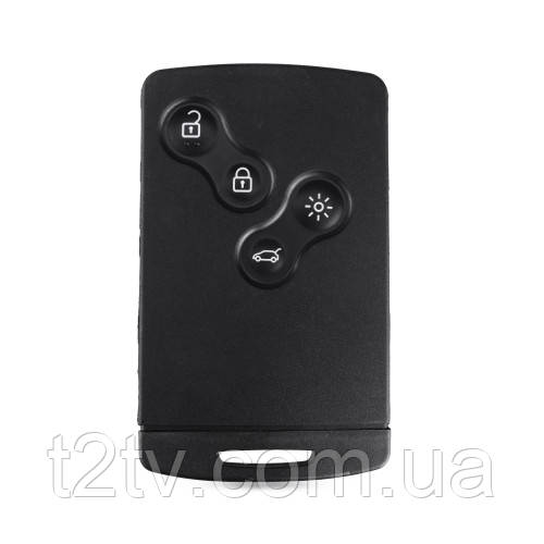 Ключ запалювання, чіп PCF7952, 4 кнопки, для Renault Clio Megane Scenic 3, фото 1