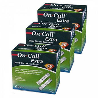 On Call Extra тест-смужки для контролю рівня глюкози в крові, 500 шт.