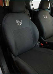 Чохли на сидіннях для Dacia Sandero 2007-2013 (цільна спинка)