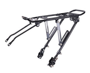 Багажник алюм. на верхнє пір'я KAIWEI KW-667-01 (чорний)