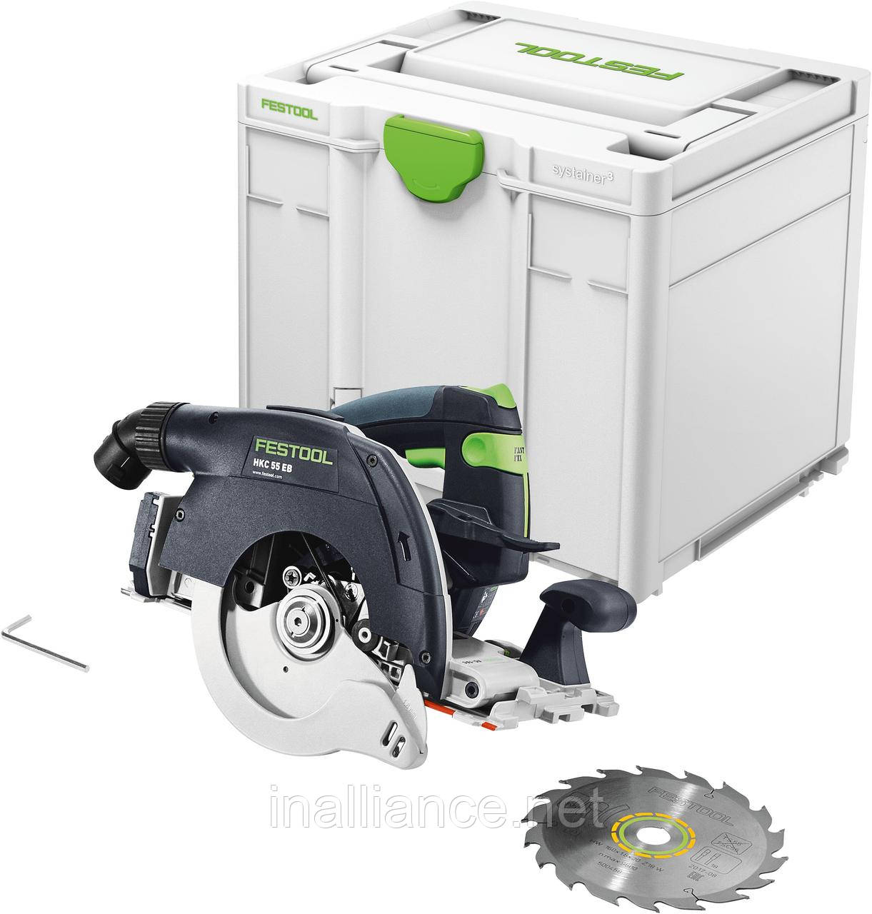 Акумуляторна дискова пила HKC 55 EB-Basic Festool 576163